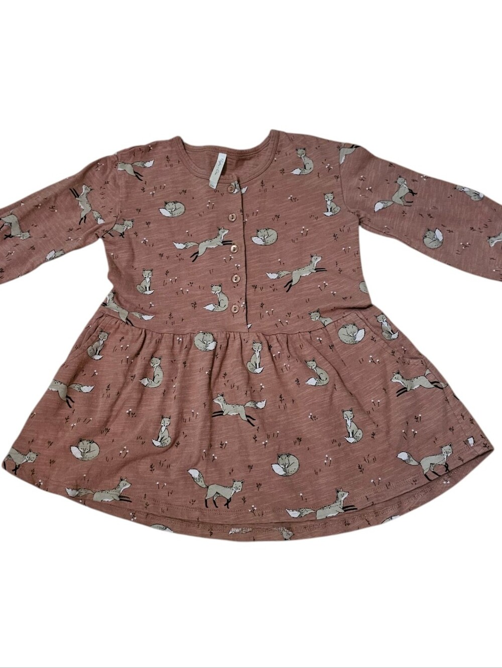 Rylee + Cru Fox Dress 2-3y